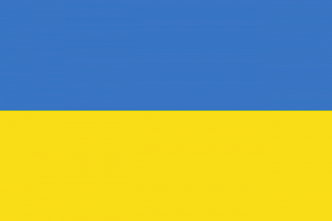 Ukraine-Farben blau und gelb